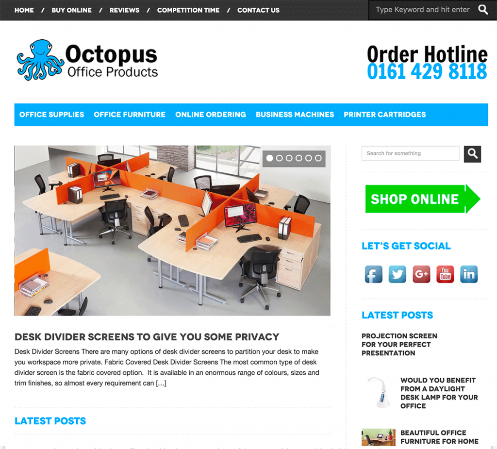 Octopus Office Supplies Cheshire Office Equipment Supplier Nantwich