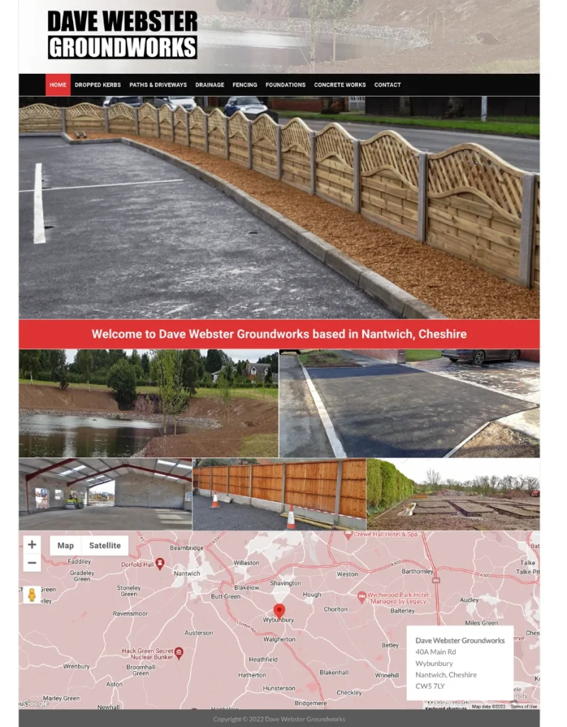 Dave Webster GroundWorks Cheshire